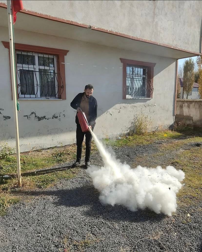 YENİ HAYAT'TA YANGIN TATBİKATI